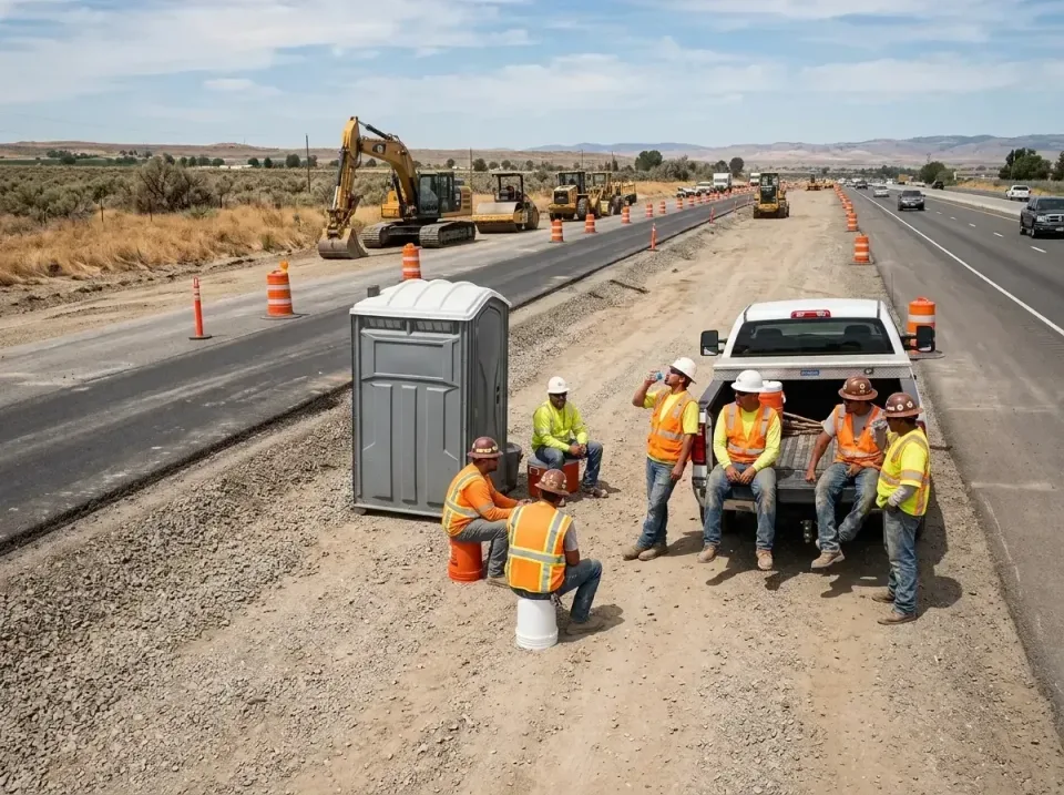 highway-road-construction-crew-007 — frequently asked questions, Porta Potty and Restroom Rentals in Lake Wilderness, VA